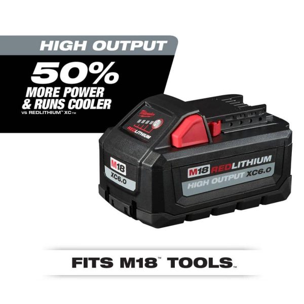 M18 18-Volt Lithium-Ion 175-Watt Powered Compact Inverter for M18 Batteries with (2) M18 HIGH OUTPUT 6.0 Ah Batteries 2846-20-48-11-1862 - Image 13
