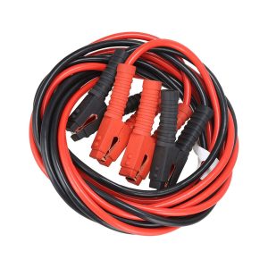 Pixnor 6m 3000A Car Battery Power Emergency Cable Jump Start Firing Line Power Wire Copper Clip Clamp Boost Cord Corriente Bateria Auto (Black and Red)