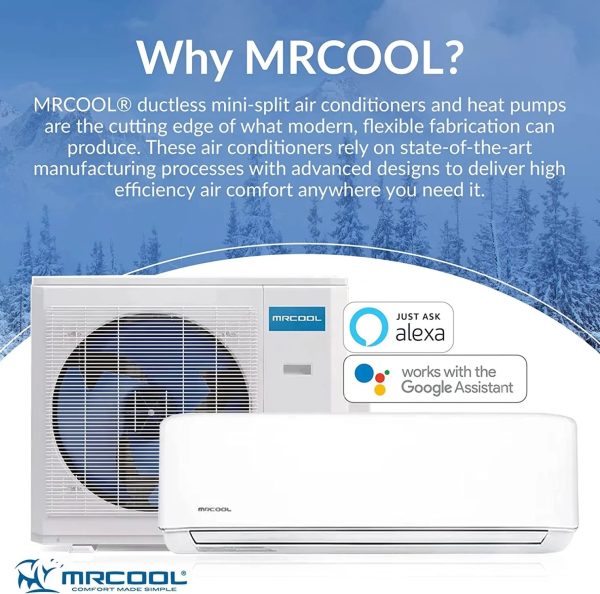 MRCOOL Multi-Zone DIY 2-Zone Ductless Heat Pump, White - Image 3
