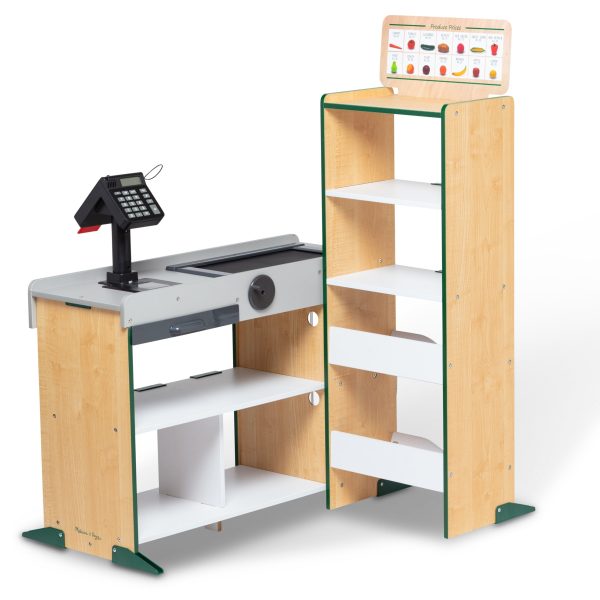 Melissa and Doug Freestanding Wooden Fresh Mart Grocery Store - Image 4