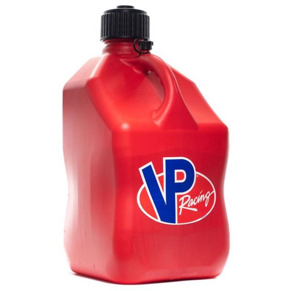 VP Racing Fuels 35160 Motorsport 5 Gallon Square Plastic Utility Jug Red w/ 14 Inch Deluxe Hose (4 Pack) - Image 4