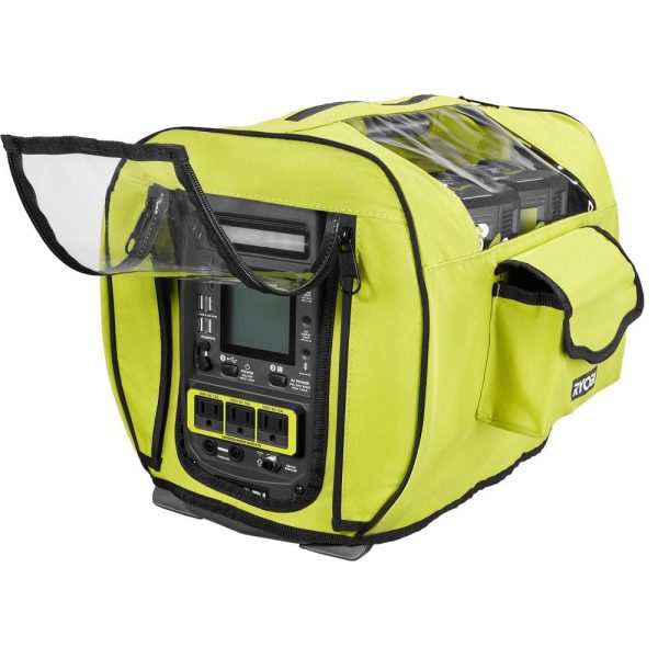 RYOBI 40V 1800-Watt Portable Battery Power Station Inverter Generator and 4-Port Charger with (4) 6.0 Ah Batteries RYi1802B6-6 - Image 8