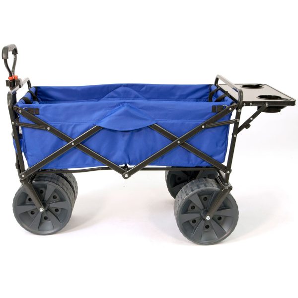 Mac Sports Collapsible Heavy Duty All Terrain Beach Utility Wagon with Table - Image 4