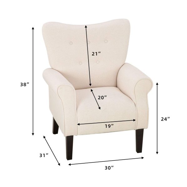 Mellcom Century Wingback Upholstered Bedroom - Image 3