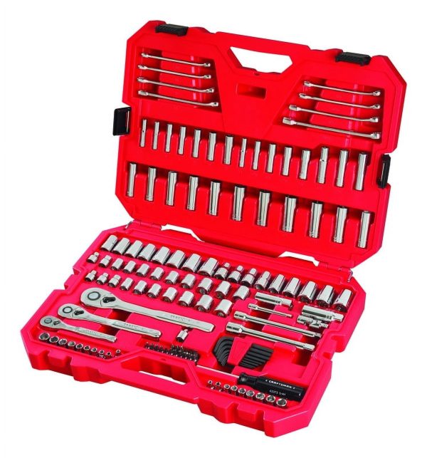 CRAFTSMAN Mechanics Tool Set, SAE / Metric, 135-Piece (CMMT12024)…