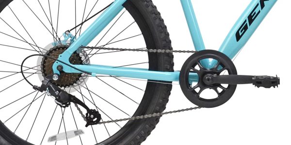 Genesis 26-inch Vallaro Women's Aluminum Mountain Bike, Light Blue - Image 7
