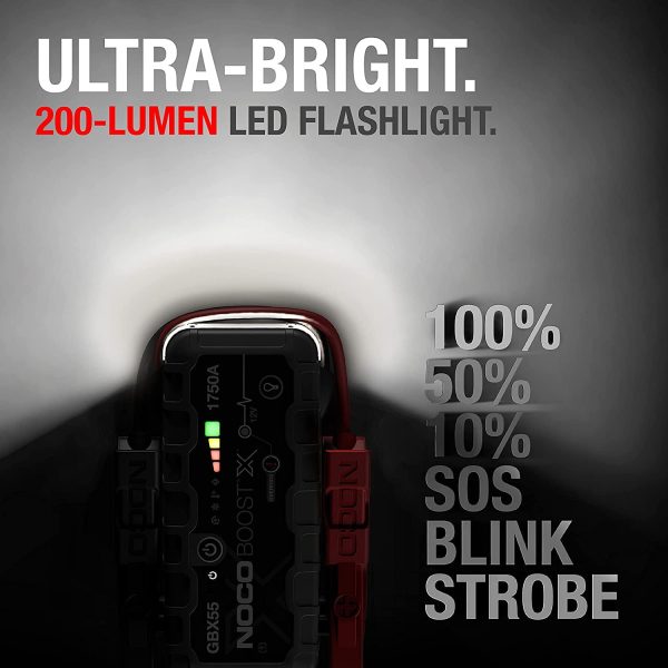 NOCO Boost X GBX55 1750A 12V UltraSafe Portable Lithium Jump Starter - Image 6