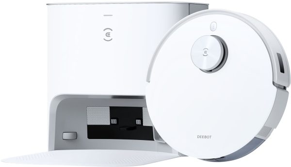 ECOVACS Robotics - DEEBOT T10+ Wi-Fi Connected Robot Vacuum & Mop with Auto Empty, Laser Mapping and AI Object Recognition and Avoidance - WHITE - Image 9