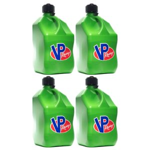 VP Racing 5.5 Gal Motorsport Racing Fuel Utility Container, Green (4 Pack)
