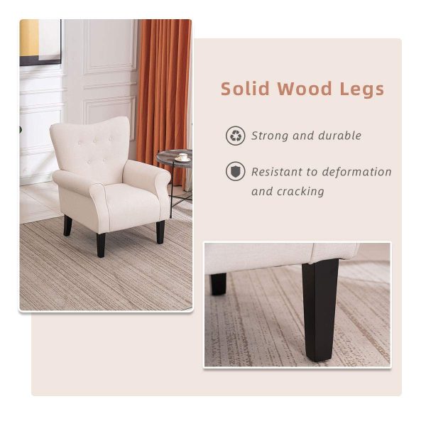 Mellcom Century Wingback Upholstered Bedroom - Image 6