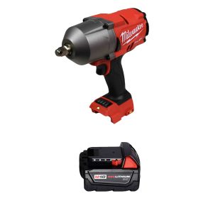 Milwaukee 2767-20 1/2" High Torque Impact Wrench w/ 48-11-1828 18V 3Ah Battery