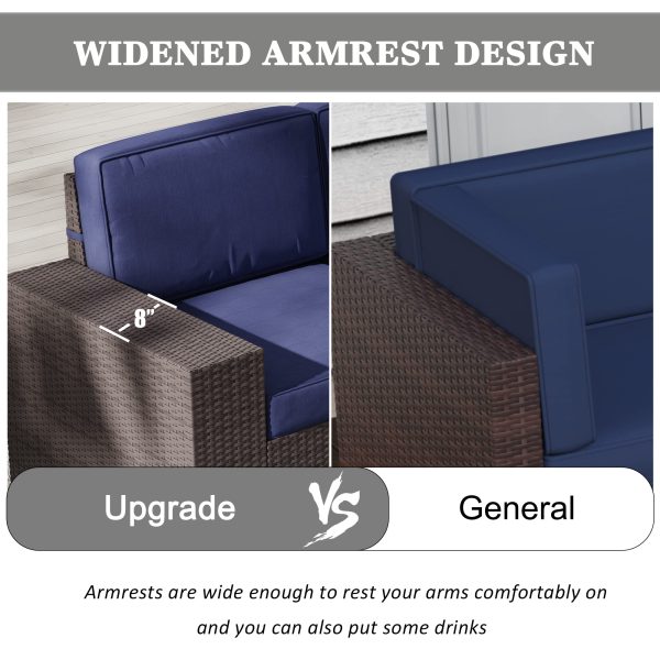 LayinSun Outdoor Furniture Sectional Conversation - Image 6