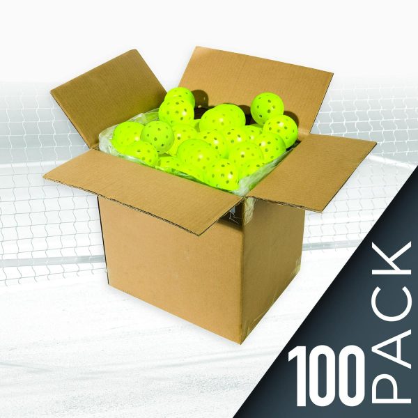 Franklin Sports Outdoor Pickleballs X40 Optic Yellow Balls 100 Pack - Image 8