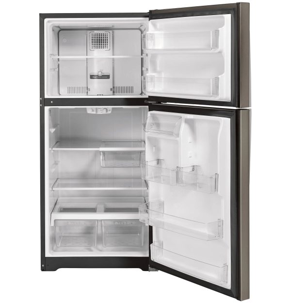 GE GTS22KMNRES 21.9 Cu. Ft. Slate Top Freezer Refrigerator - Image 3