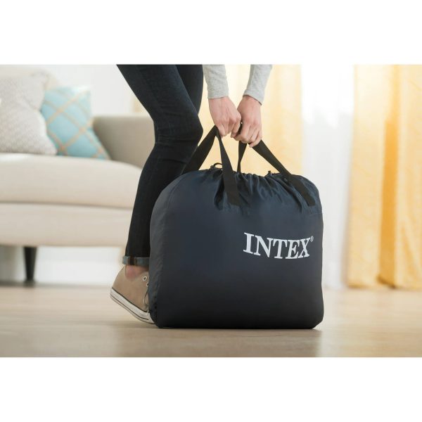 Intex Durabeam Headboard 18" Twin Air Mattress with Built-in Pump - Image 5