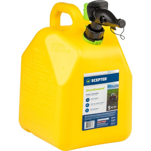 Diesel Fuel Can — 5-Gallon, Yellow, Model# FR1D501 - Image 3