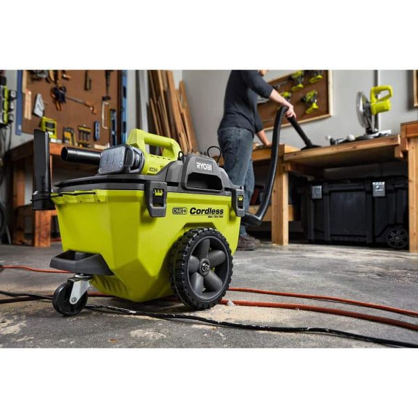 ONE+ 18V Cordless 6 Gal. Wet/Dry Vacuum Kit with 4.0 Ah Battery, Charger and Vacuum Accessories P770KN - Image 9
