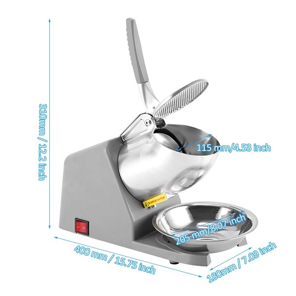 Ice Maker,Dual Ice Maker Shaved Ice Ice Shaver Siuke Buzhi Havou Mizuh Maker Ice Shaved - Image 2
