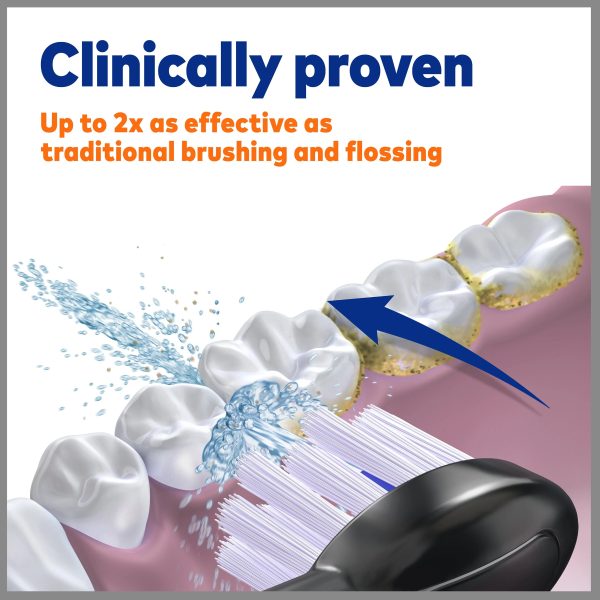 Waterpik Sonic-Fusion 2.0 Flossing Electric Toothbrush Set, 5 Brush Heads, Black - Image 10