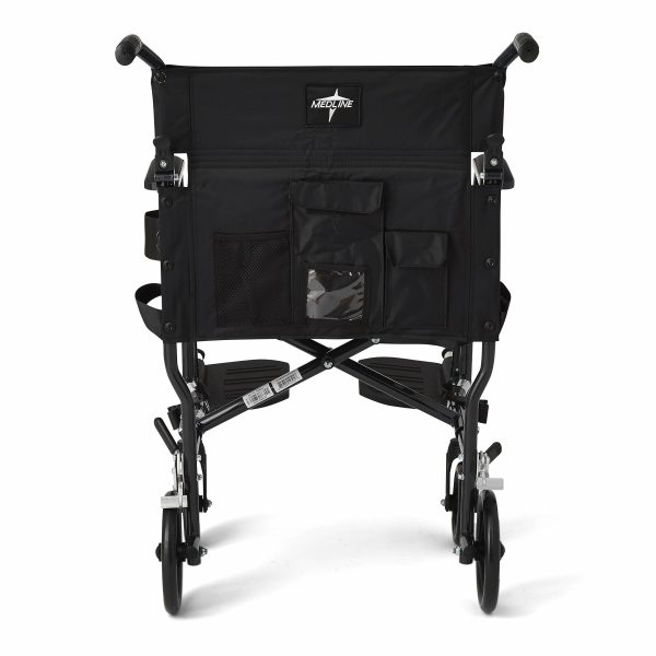 Medline Ultralight Transport Wheelchair Desk Length - Image 7