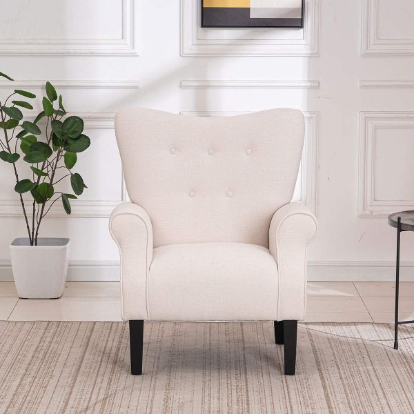 Mellcom Century Wingback Upholstered Bedroom - Image 7