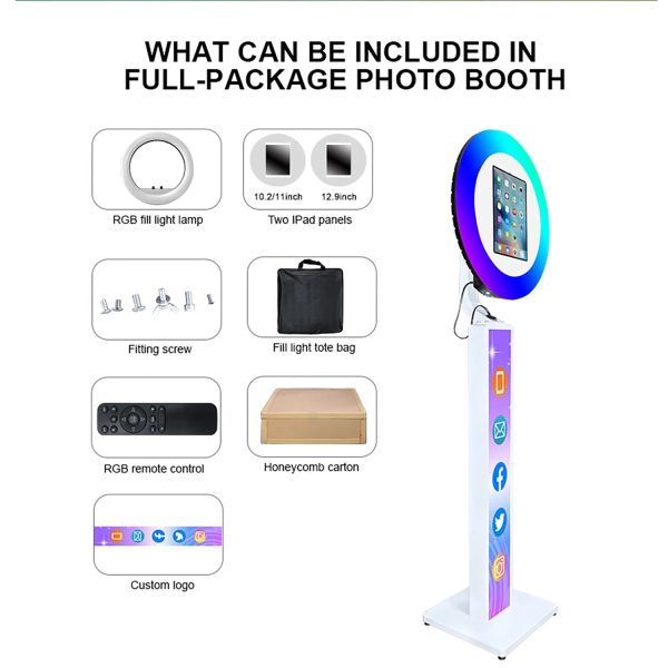 Ipad Photo Booth Selfie Photobooth Machine for Wedding Ipad PhotoBooth Weddings Parties Events - Image 4