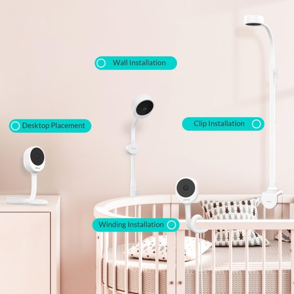 NETVUE Video Baby Camera Monitor Peekababy bracket scenarios Detection - Image 6