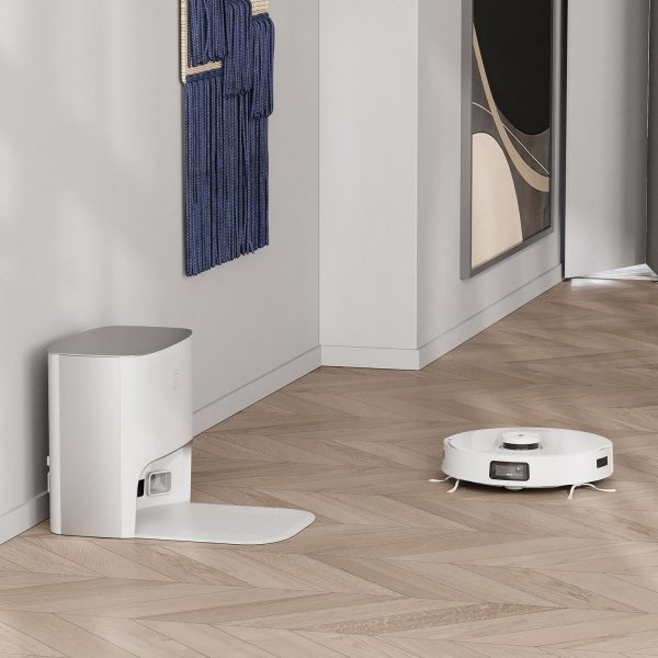ECOVACS Robotics - DEEBOT T10+ Wi-Fi Connected Robot Vacuum & Mop with Auto Empty, Laser Mapping and AI Object Recognition and Avoidance - WHITE - Image 7