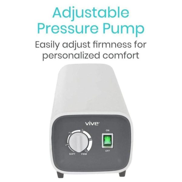 Vive Alternating Pressure Pad, Includes Mattress Pad and Electric Pump System for Bed Sore Prevention - Image 6