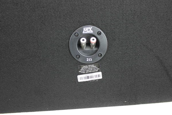 MTX 12" Dual Loaded Car Subwoofer w/Sub Box, Amplifier, & QPower Wiring Kit - Image 10