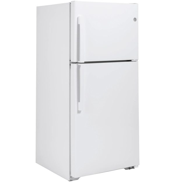 GE APPLIANCES GTS19KGNRWW top freezer freestanding refrigerator - Image 3