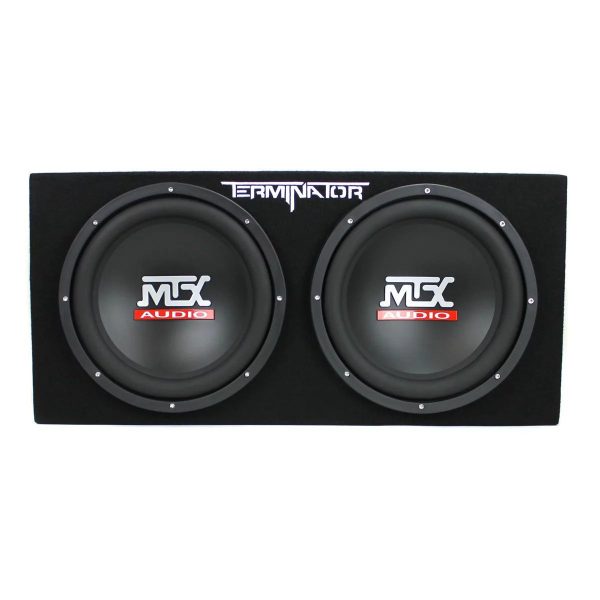 MTX TNE212D 12-Inch 1200-Watt Car Audio Dual Loaded Subwoofer Enclosure (4 Pack) - Image 3