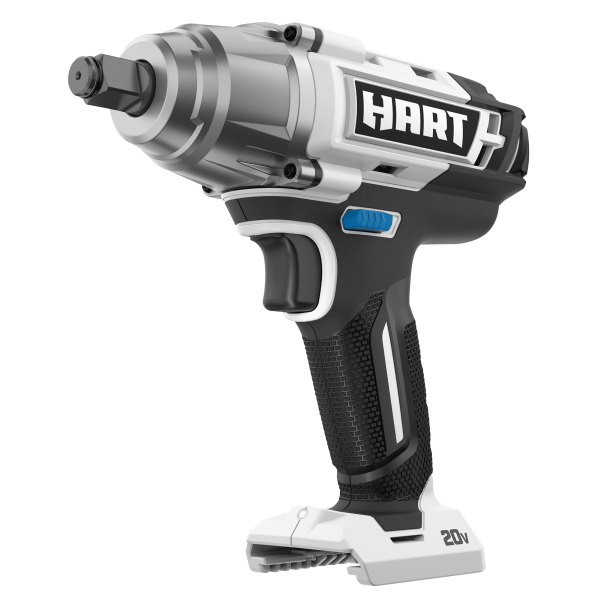HART 20-Volt 1/2-inch Impact Wrench and 1/2-inch Impact Socket Set, MM Bundle, (1) 2.0Ah 20V Lithium-Ion Battery and Fast Charger - Image 2