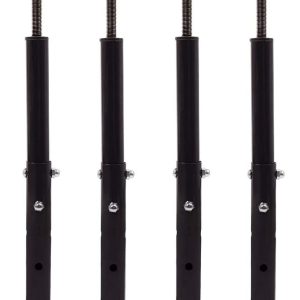 Akron Products Adjustable Floor Jack (Model C-3), Akron Jacks Floor Jacks, Telescoping Jack for Temporary Support, Size Range 1'7''-3' (Fоur Расk)