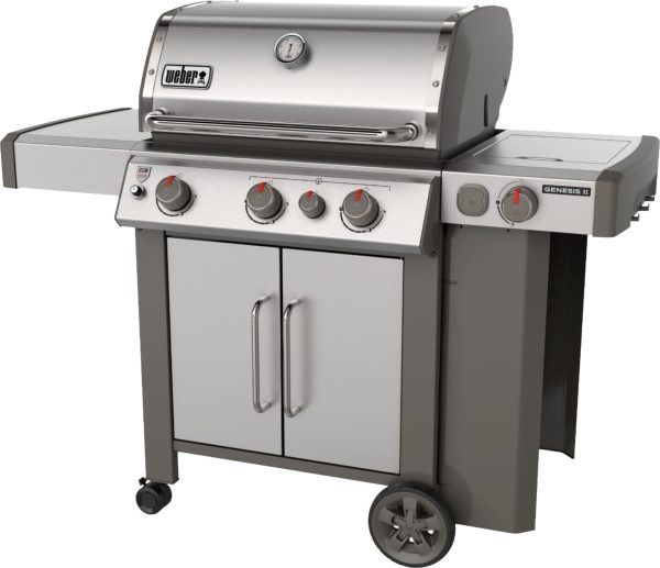 Weber - Genesis II S-335 3-Burner Propane Gas Grill - Stainless Steel - Image 14