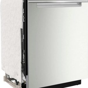Whirlpool - 24" Top Control Built-In Dishwasher with Stainless Steel Tub, Large Capacity, 3rd Rack, 47 dBA - Stainless steel