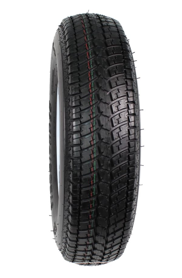 2-Pk Trailer Tire Rim ST205/75D15 15 in. Load C 5 Lug White Spoke Wheel - Image 5