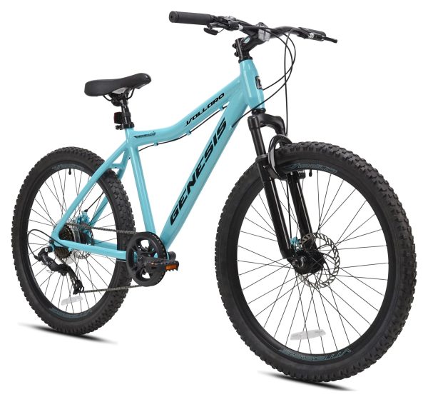 Genesis 26-inch Vallaro Women's Aluminum Mountain Bike, Light Blue - Image 2