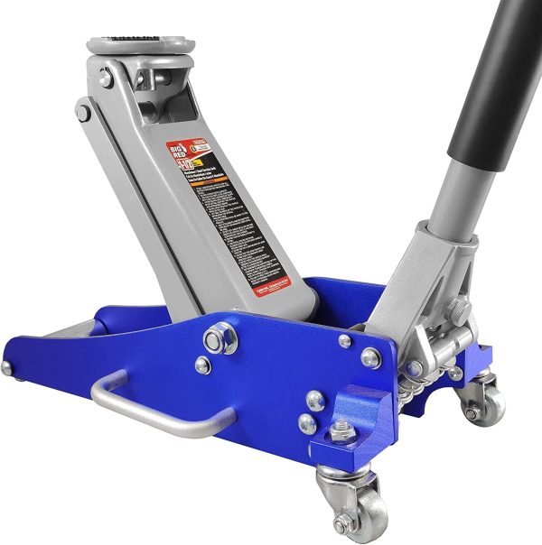 Big Red 1.5 Ton Floor Jack Aluminum and Steel Hydraulic Low Profile Car Jack Quick Lift,Blue,W815LR - Image 5