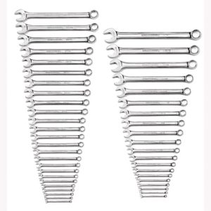 Gearwrench 81919 44pc. Long Pattern Combination Non-Ratcheting Wrench Set MM/SAE