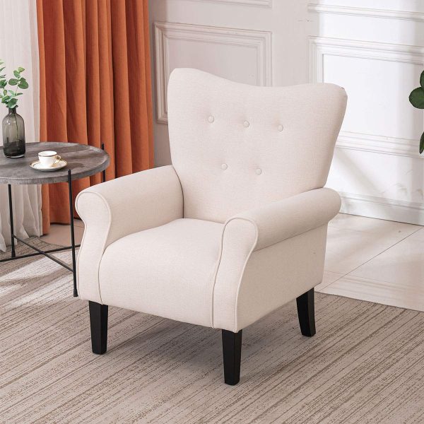 Mellcom Century Wingback Upholstered Bedroom - Image 8