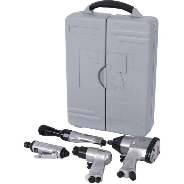 Litake Air Tool And Accessories Kit, 71 Piece Air Tool Kit, Impact Wrench, Air Ratchet, Die Grinder, Aire Hammer, Hose Fittings, Storage Case, Metal Air Tool Kit - Image 3