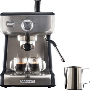 Calphalon 2090382 - Temp IQ Espresso Machine With Steam Wand - Stainless Steel