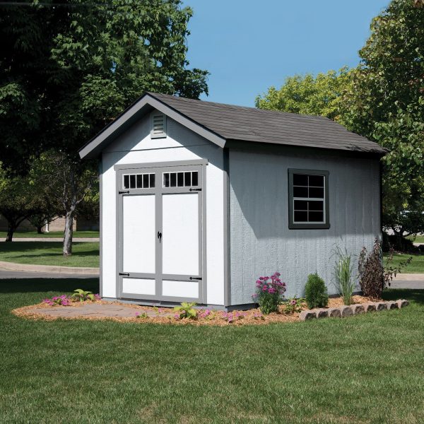Handy Home Products Beachwood 10 ft. x 12 ft. Wood Storage Shed (Floor Included) - Image 2