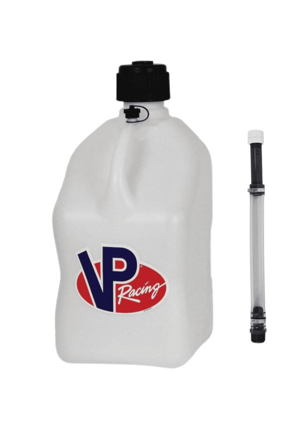 VP Racing Fuel 5.5 Gallon Racing Utility Jug Multicolor Bundle 4 Pack by Louisiana Pantry (4 Deluxe Hoses Included, Blue, Red, Green, and White) - Image 2