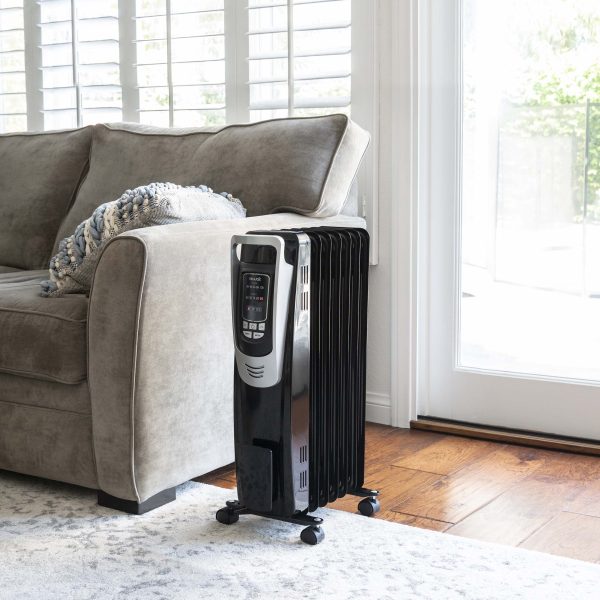 Newair Electric Oil-Filled Freestanding Space Heater, Indoor Personal Heater, 162 sq. ft. of Space - Image 5