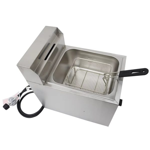 INTSUPERMAI Commercial 6L Single Tank Gas Deep Fryer Stainless Steel - Image 5