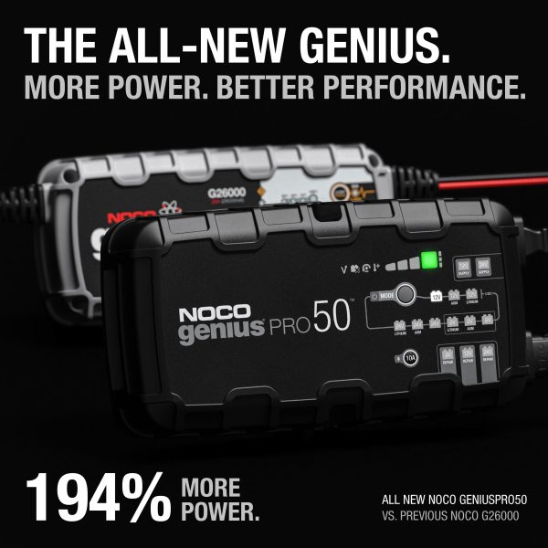 NOCO GENIUSPRO50 50A 6V/12V/24V Professional Smart Battery Charger and Maintainer - Image 2