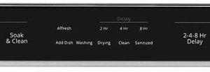 Whirlpool - 24" Built-In Dishwasher - Stainless steel