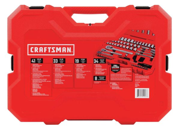 CRAFTSMAN Mechanics Tool Set, SAE / Metric, 135-Piece (CMMT12024)… - Image 4